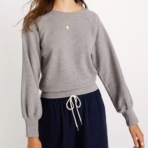 Madewell Rivet & Thread balloon sleeve sweatshirt
